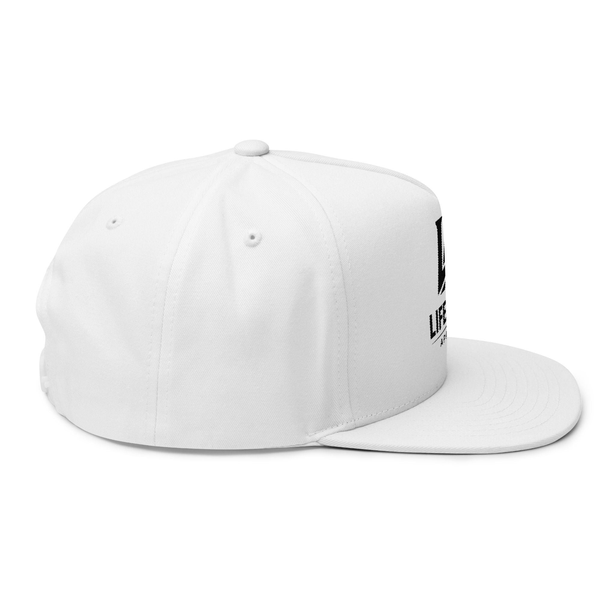 Embroidered LA Lifestyle Flat Bill Cap