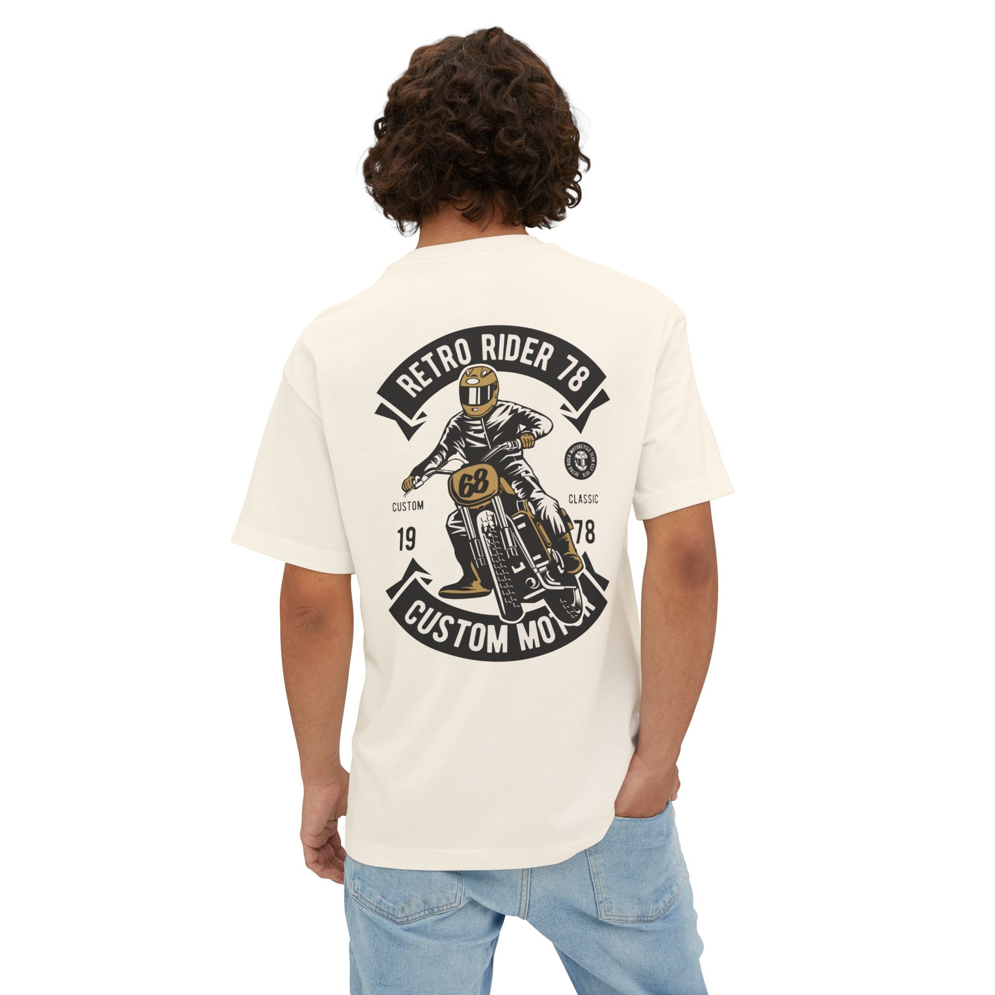 Retro Rider '78 Motorcycle Tee — Custom Moto Graphic T-Shirt