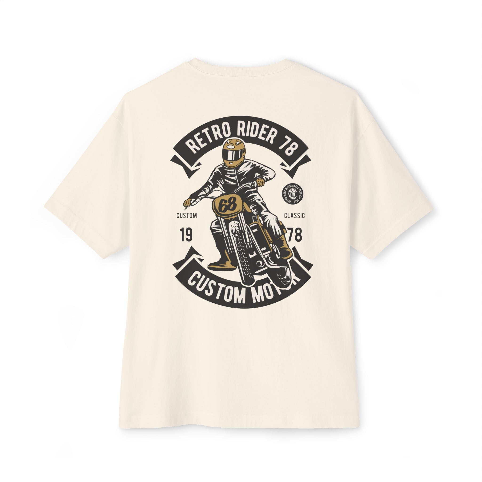 Retro Rider '78 Motorcycle Tee — Custom Moto Graphic T-Shirt