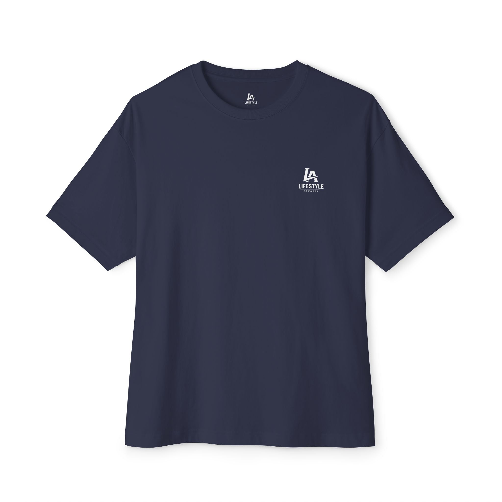 LA Lifestyle Minimal Logo Tee - Oversized Boxy T-Shirt