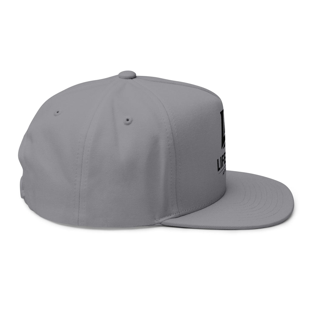 Embroidered LA Lifestyle Flat Bill Cap