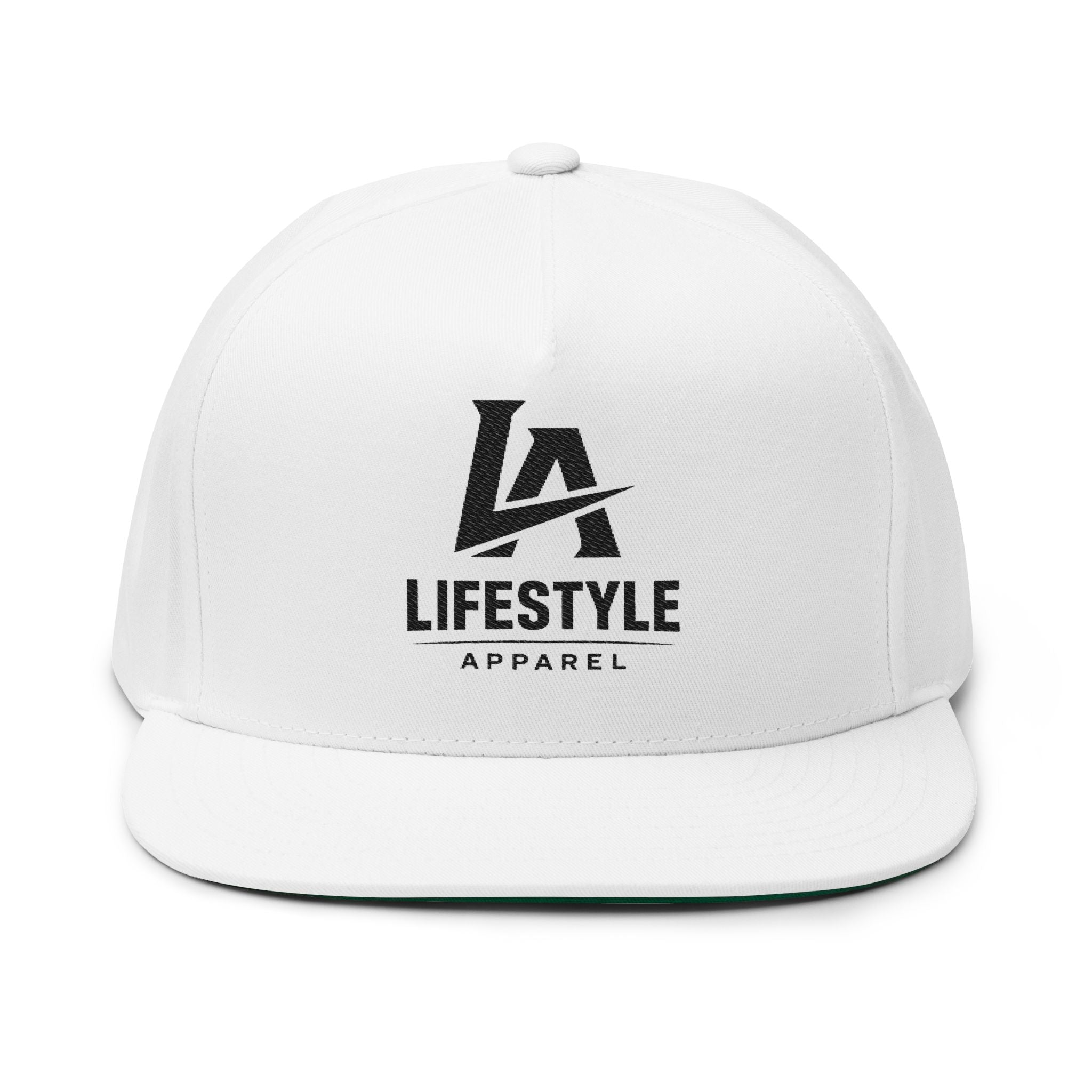 Embroidered LA Lifestyle Flat Bill Cap