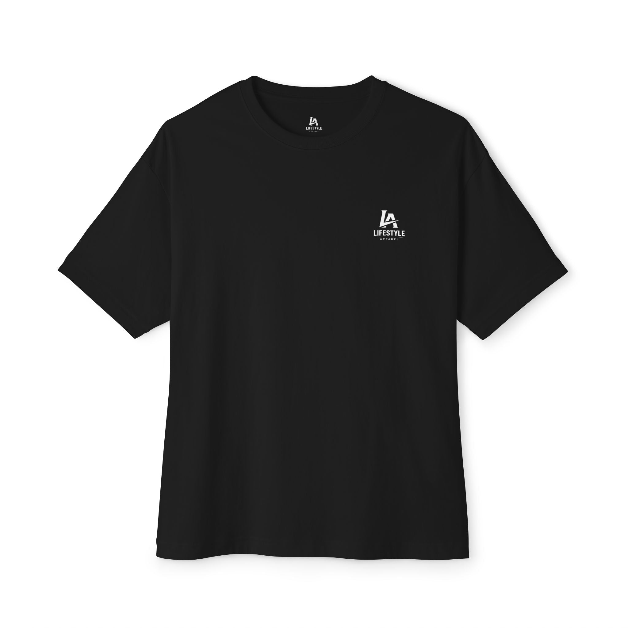 LA Lifestyle Minimal Logo Tee - Oversized Boxy T-Shirt