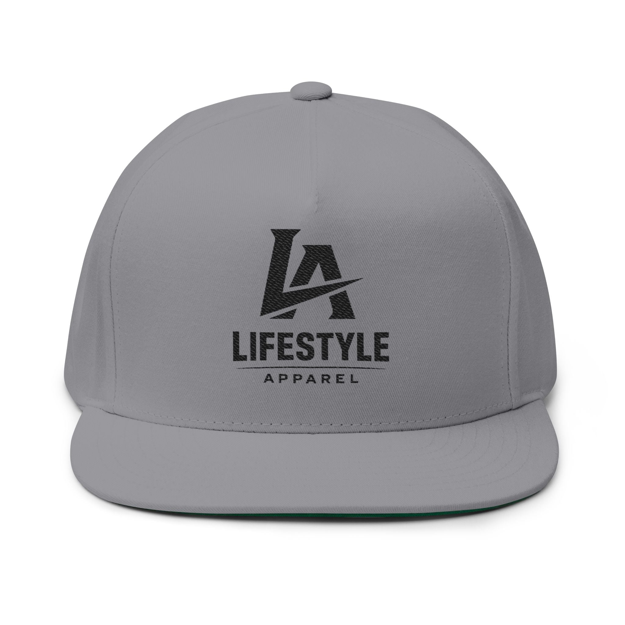 Embroidered LA Lifestyle Flat Bill Cap